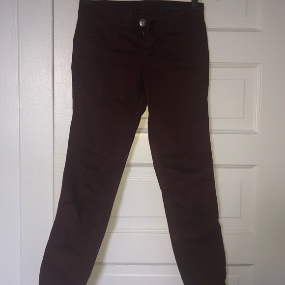 Benetton Maroon jeggings - Picture 1 of 4